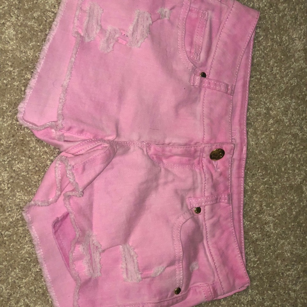 Pink shorts